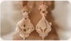 Gold drop earrings