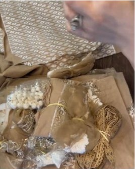 Hand-finished embroidery trims