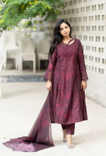 SHANZEY LAWN 3PC SUIT